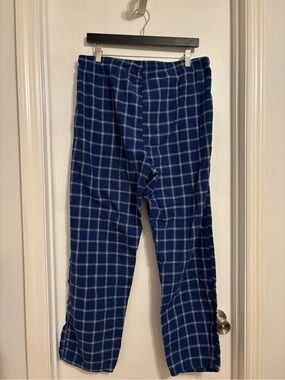 Van Heusen Navy Blue Plaid Lounge Pants